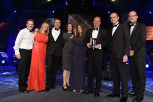 Alan Boswell team being presented with Broker of the Year Award